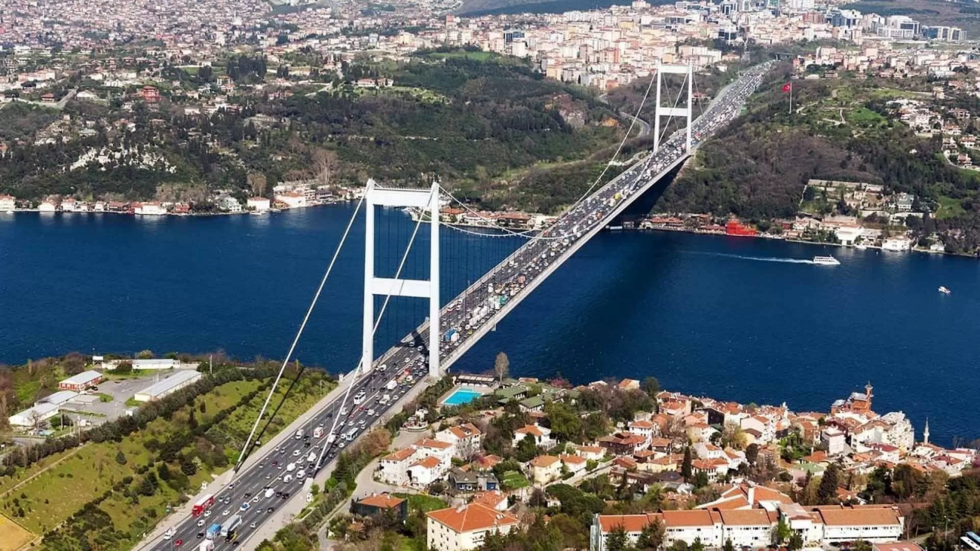 Bosphorus là eo biển hẹp nhất thế giới ngăn cách giữa châu Âu và châu Á. (Nguồn: Bosphorus Cruises) 