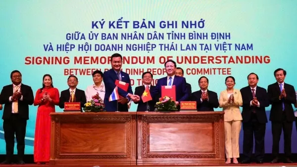 Bắt đầu hành trình phát triển đầy cơ hội và thành công của doanh nghiệp Thái Lan tại Bình Định