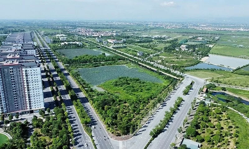 Theo quy hoạch, trong dự án Green City, thành phố dành 67.216,8m2 đất xây trường học, công cộng có mục đích kinh doanh. (Nguồn: Báo XD)