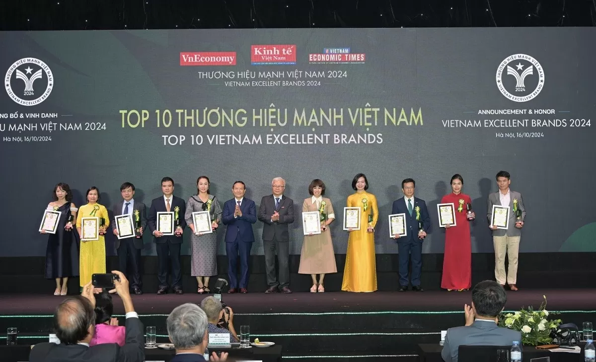 PetroVietnam dẫn đầu Top 10 Thương hiệu mạnh Việt Nam 2024