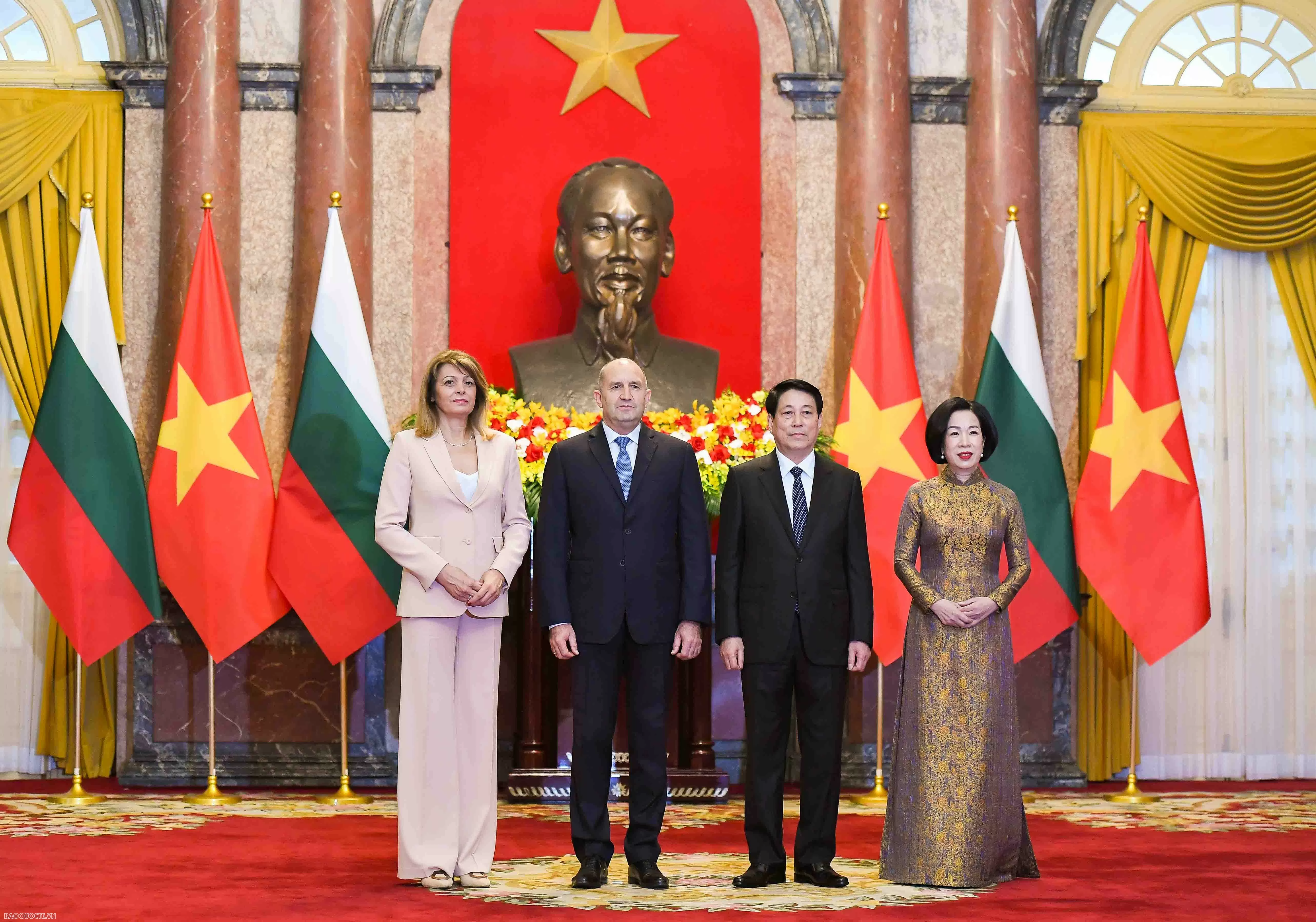 Welcome ceremony held for Bulgarian President Rumen Radev in Hanoi