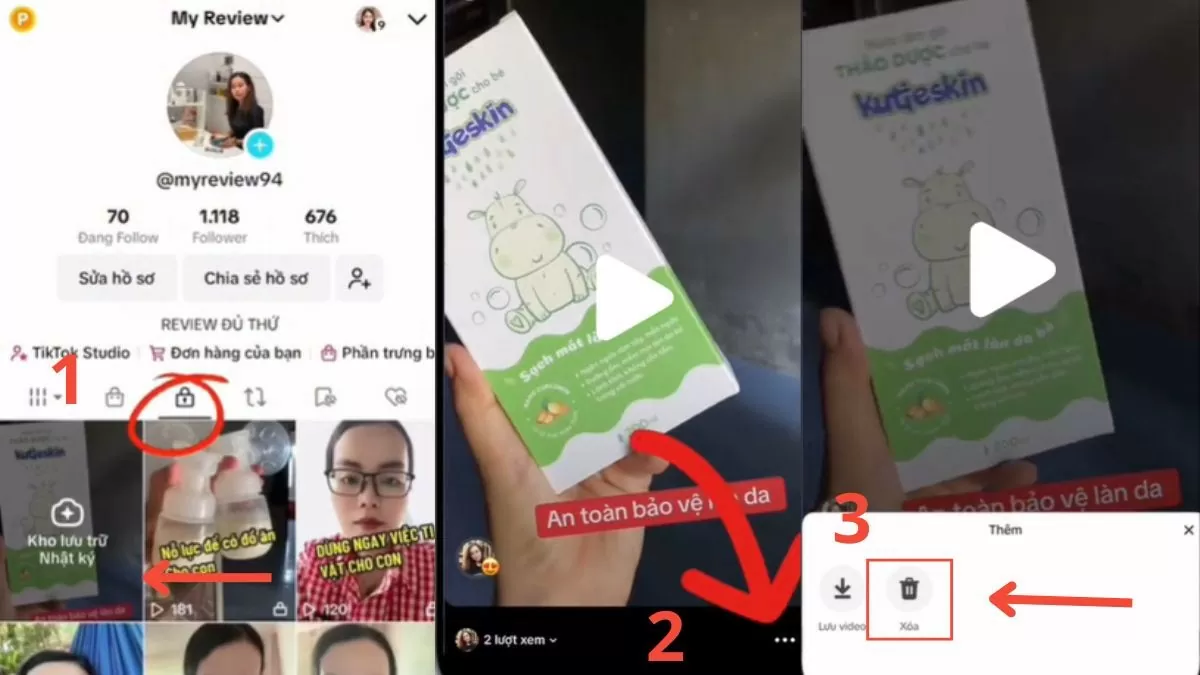 Xoá nhật ký TikTok nhanh chóng