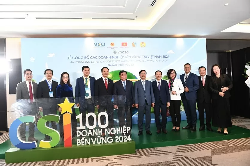 CSI 2024 vinh danh 100 doanh nghiệp bền vững tại Việt Nam