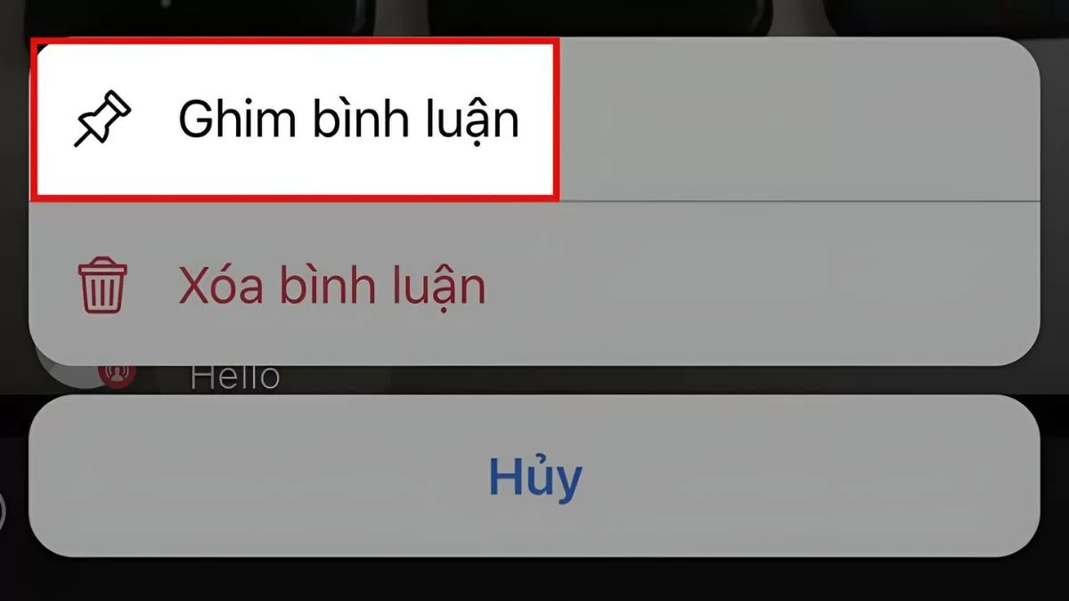 Cách ghim bình luận trên Facebook nhanh chóng và tiện lợi