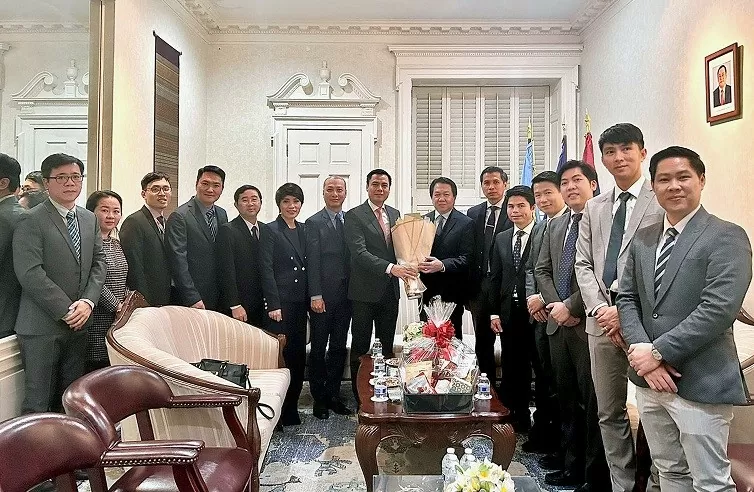 Phái đoàn Việt Nam tại Liên hợp quốc chúc mừng Quốc khánh nước Lào Phái đoàn Việt Nam tại Liên hợp quốc chúc mừng Quốc khánh nước Lào