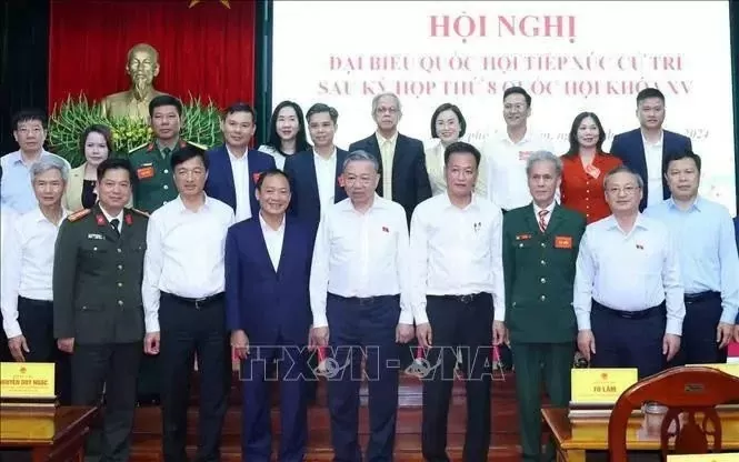 General Secretary To Lam meets with Hung Yen voters