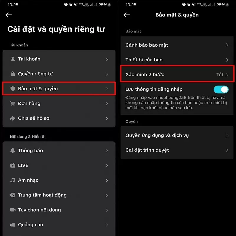 Bật xác minh 2 lớp trên TikTok giúp bảo vệ tài khoản hiệu quả hơn