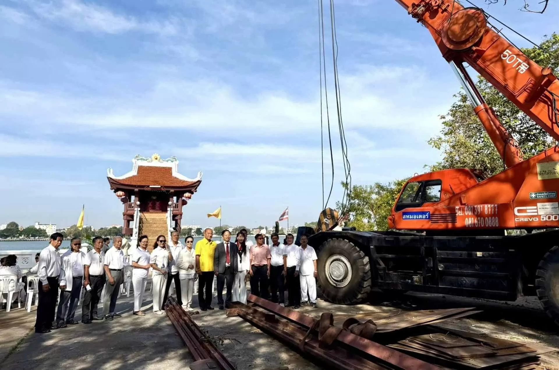 Chỉnh trang khuôn viên Chùa Một Cột tại Khon Kaen: Tôn vinh văn hóa Việt và thúc đẩy quan hệ hữu nghị Việt Nam-Thái Lan