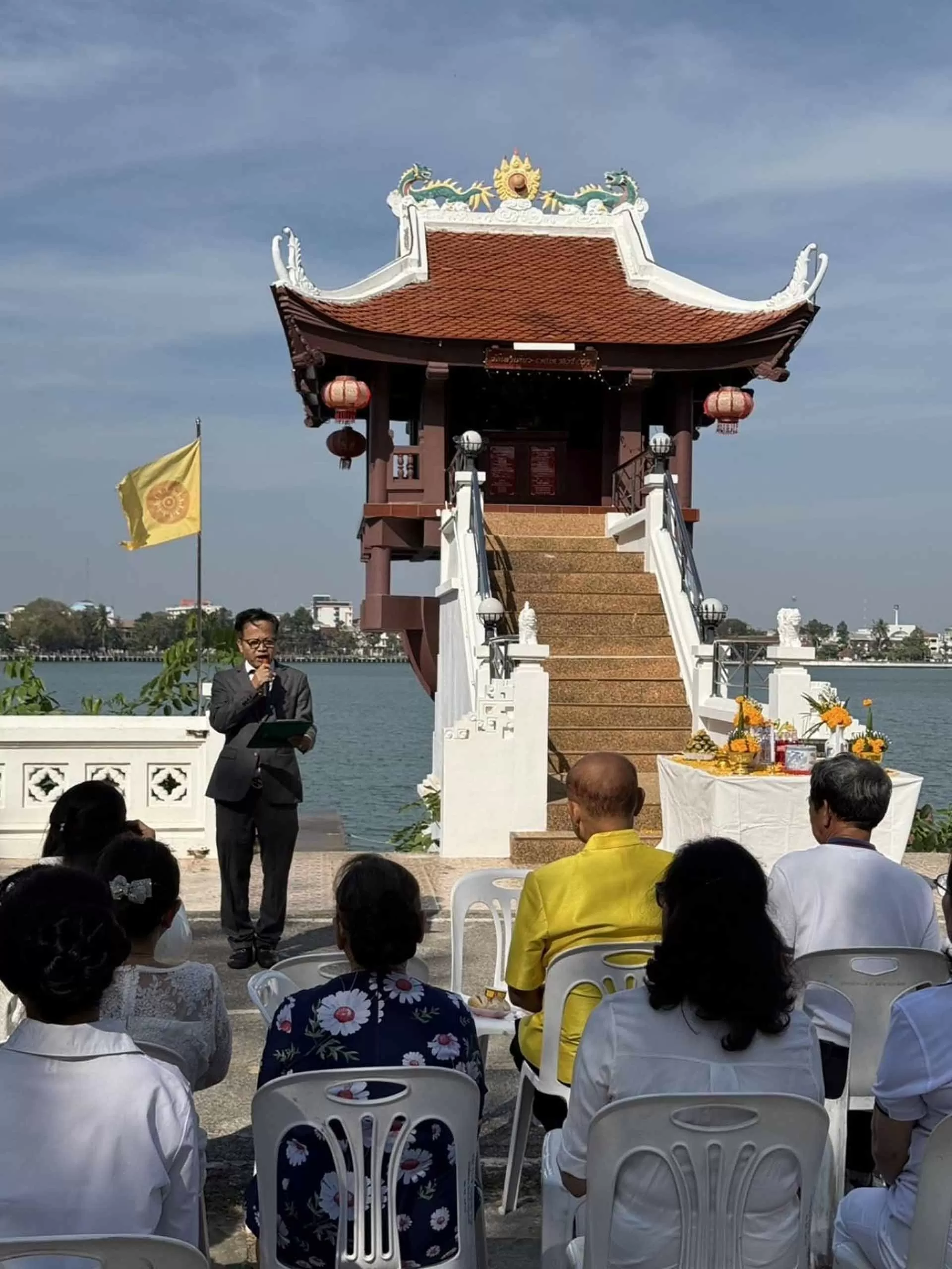 Chỉnh trang khuôn viên Chùa Một Cột tại Khon Kaen: Tôn vinh văn hóa Việt và thúc đẩy quan hệ hữu nghị Việt Nam-Thái Lan