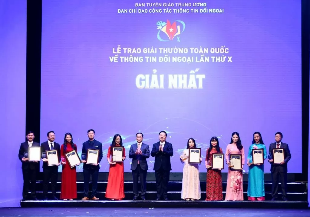 Giải thưởng toàn quốc về thông tin đối ngoại lần thứ X: Báo Thế giới và Việt Nam giành 7 giải ở nhiều hạng mục