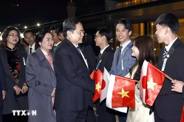 NA Chairman Tran Thanh Man arrived in Tokyo, starting official visit to Japan