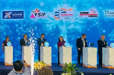 The Vietnam International Trade Fair 2024 opens in Ho Chi Minh City. (Photo: VNA)