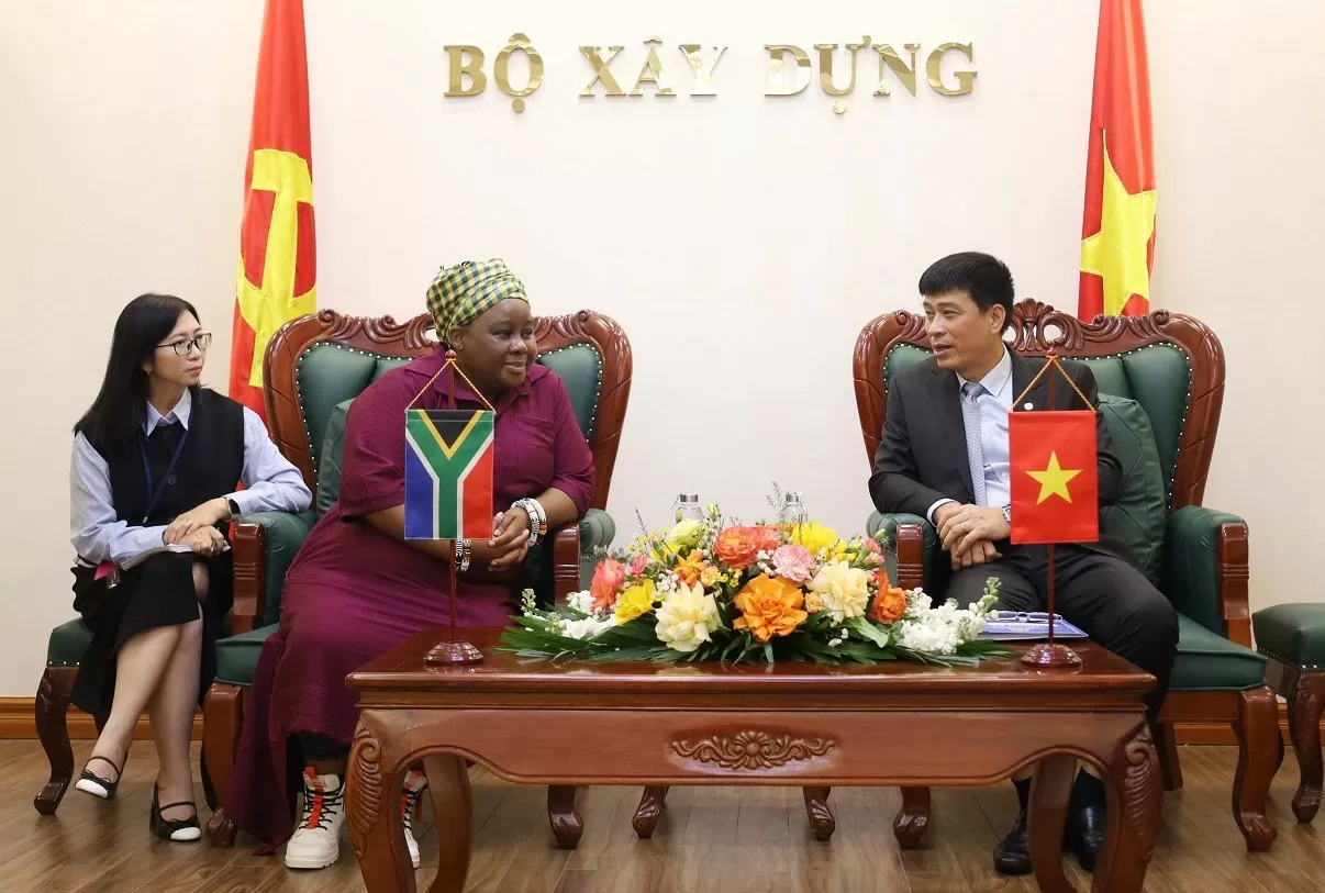 Việt Nam sẵn sàng hợp tác với Nam Phi trong phát triển nhà ở, công trình xanh Việt Nam sẵn sàng hợp tác với Nam Phi trong phát triển nhà ở, công trình xanh