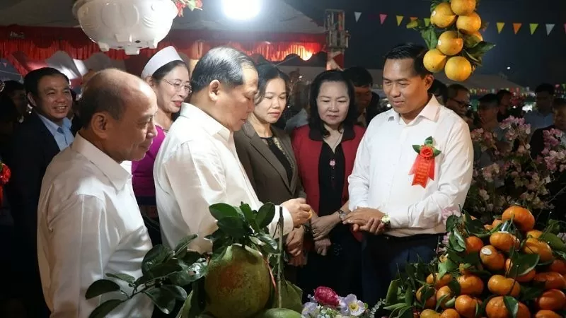 Cao Phong Orange Festival and Trade-Tourism Fair underway in Hoa Binh. (Photo: NDO)