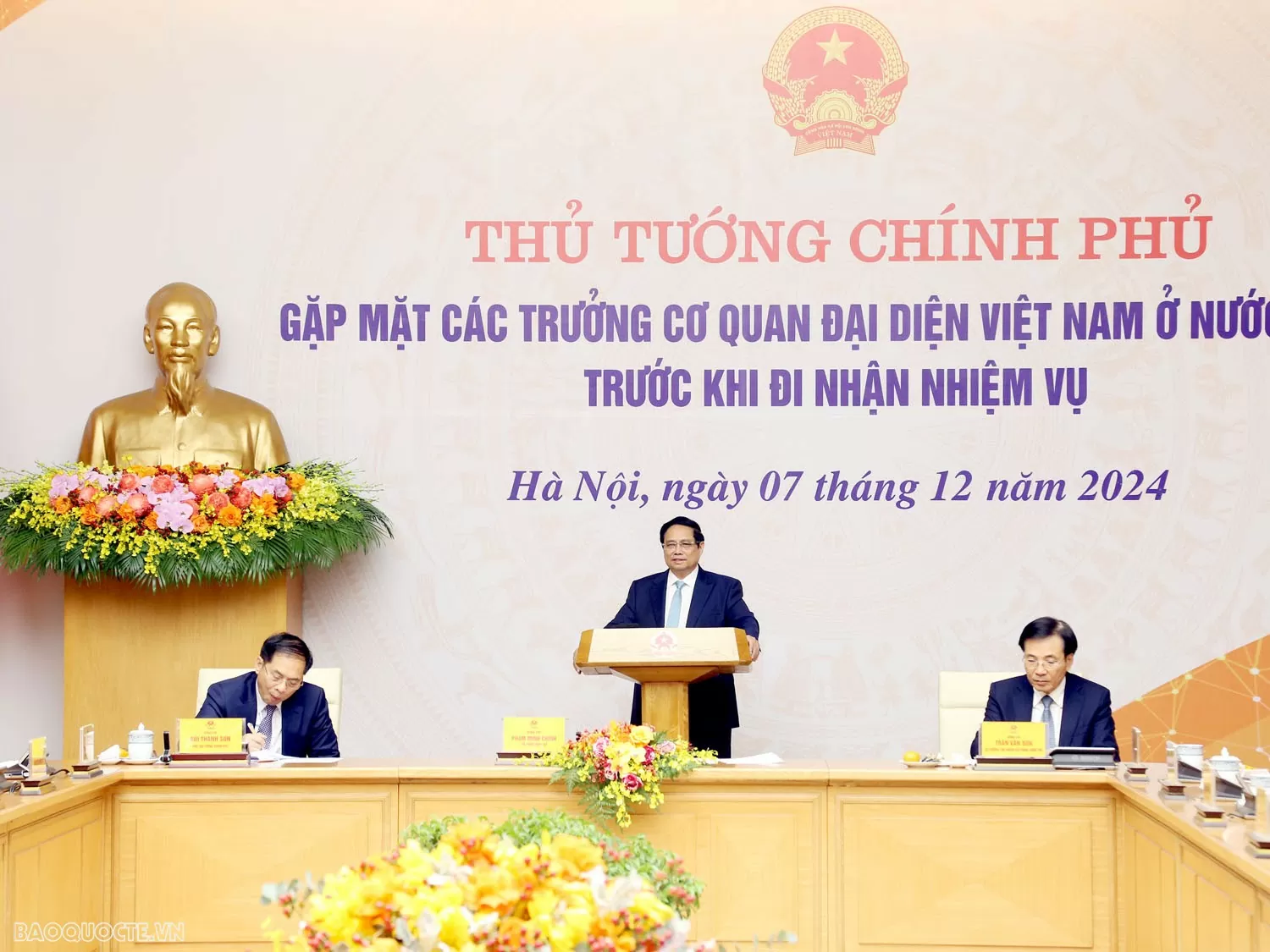 Thủ tướng Phạm Minh Chính gặp, làm việc với các Đại sứ, Trưởng Cơ quan đại diện Việt Nam ở nước ngoài