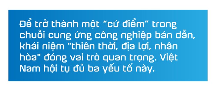 Ngành công nghiệp bán dẫn Việt Nam:  Tận dụng cơ hội ‘nghìn năm có một’