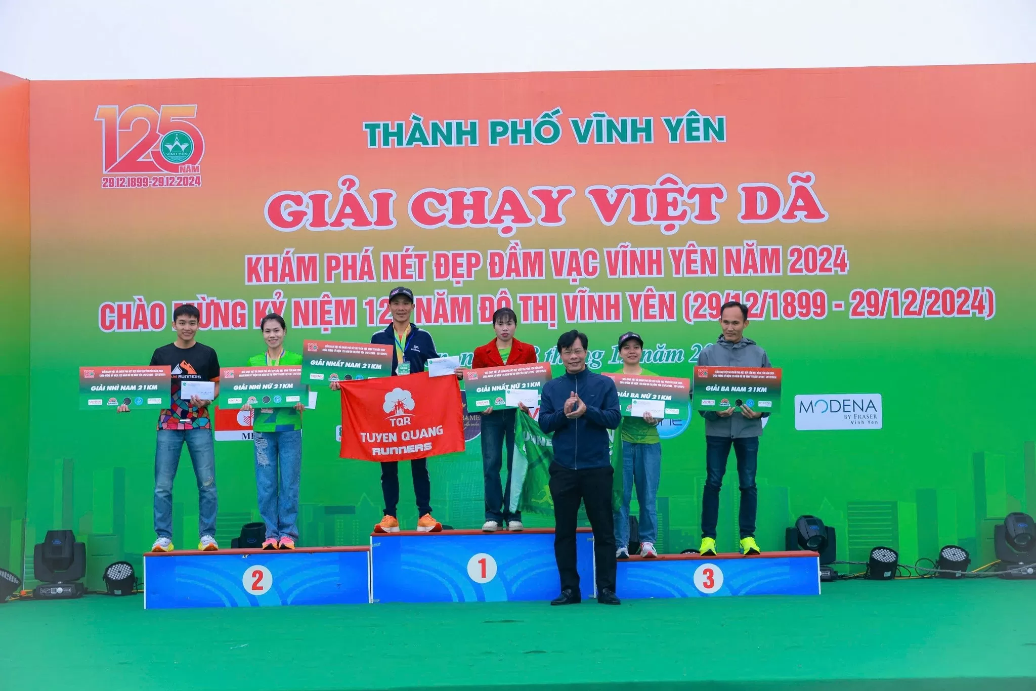 Giải chạy việt dã khám phá nét đẹp đầm Vạc Vĩnh Yên năm 2024: Gần 2.000 vận động viên đăng ký tham dự