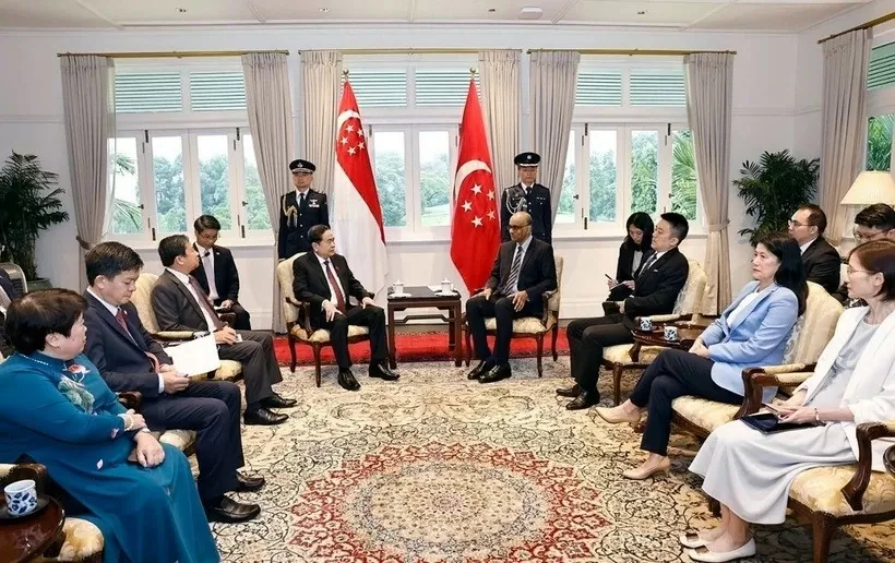 NA Chairman Tran Thanh Man’s visits promote Vietnam’s ties with Singapore, Japan