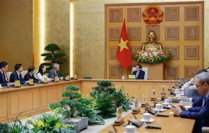 PM Pham Minh Chinh receives Chinese business leaders calling for engagement in infrastructure development projects