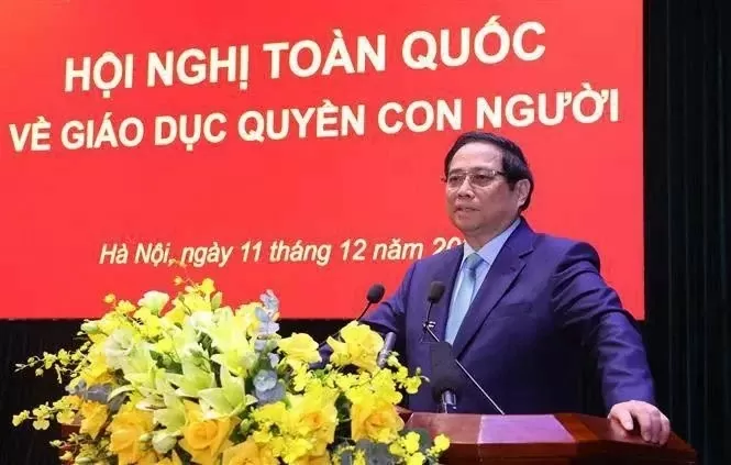 PM Pham Minh Chinh chairs national conference on human rights education