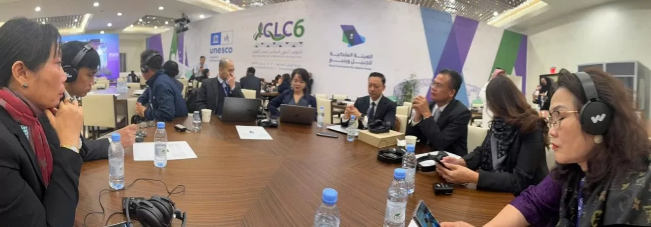the Vietnamese delegation, participated in the 6th International Conference on Learning Cities in Jubail, Saudi Arabia. 