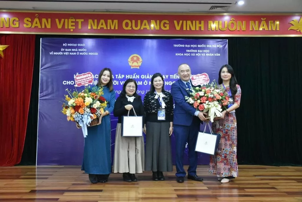 Bế mạc Khóa tập huấn giảng dạy tiếng Việt cho giáo viên Việt Nam ở nước ngoài năm 2024