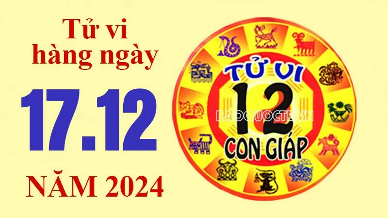 Tử vi hôm nay, xem tử vi 12 con giáp hôm nay ngày 17/12/2024: Tuổi Dậu công việc chăm chỉ