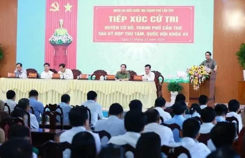 PM Pham Minh Chinh meets with voters in Can Tho