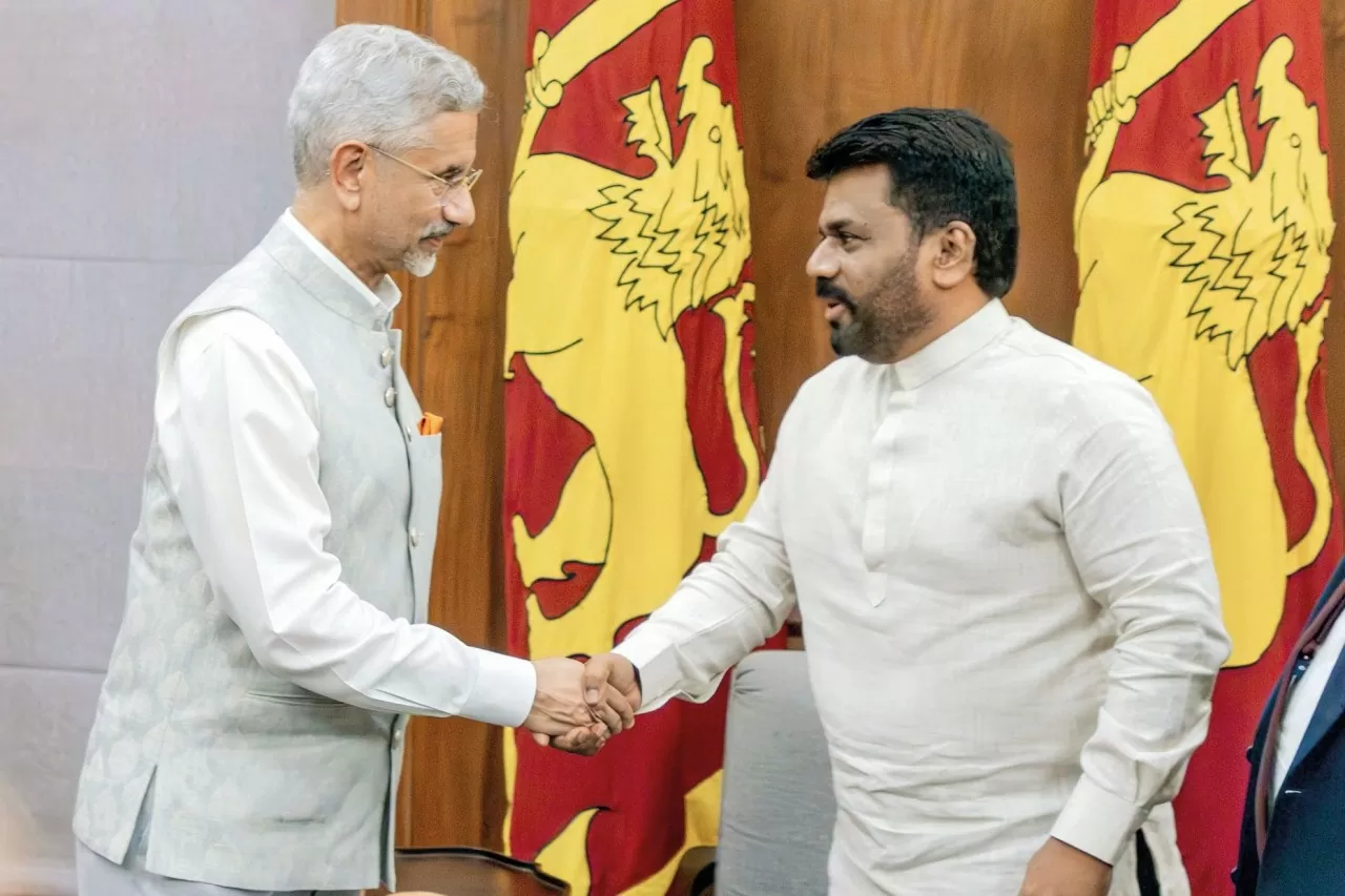  Tổng thống Sri Lanka Anura Kumara Dissanayake tiếp Ngoại trưởng Ấn Độ S Jaishankar ngày 4/10/2024. (Nguồn: Bộ Ngoại giao Ấn Độ)