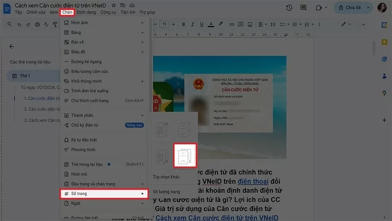 Đánh số trang trong Google Docs cực đơn giản không phải ai cũng biết