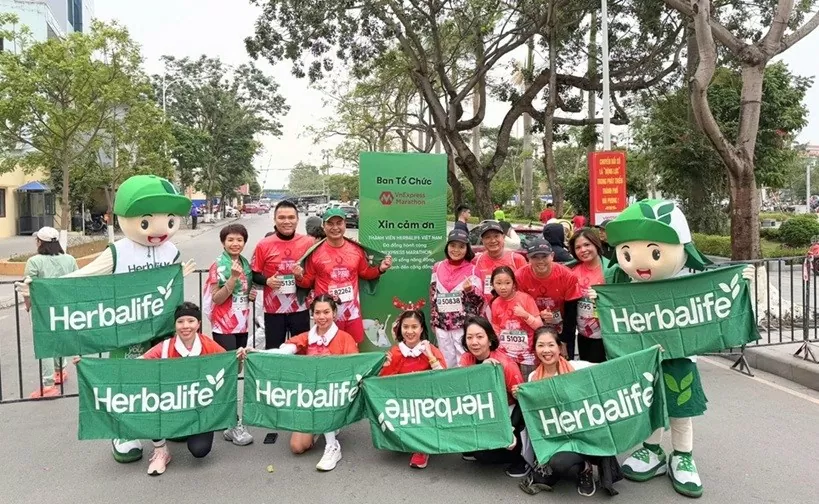 Herbalife Vietnam supported VnExpress Marathon Hai Phong for the second consecutive time to promote healthy active lifestyles