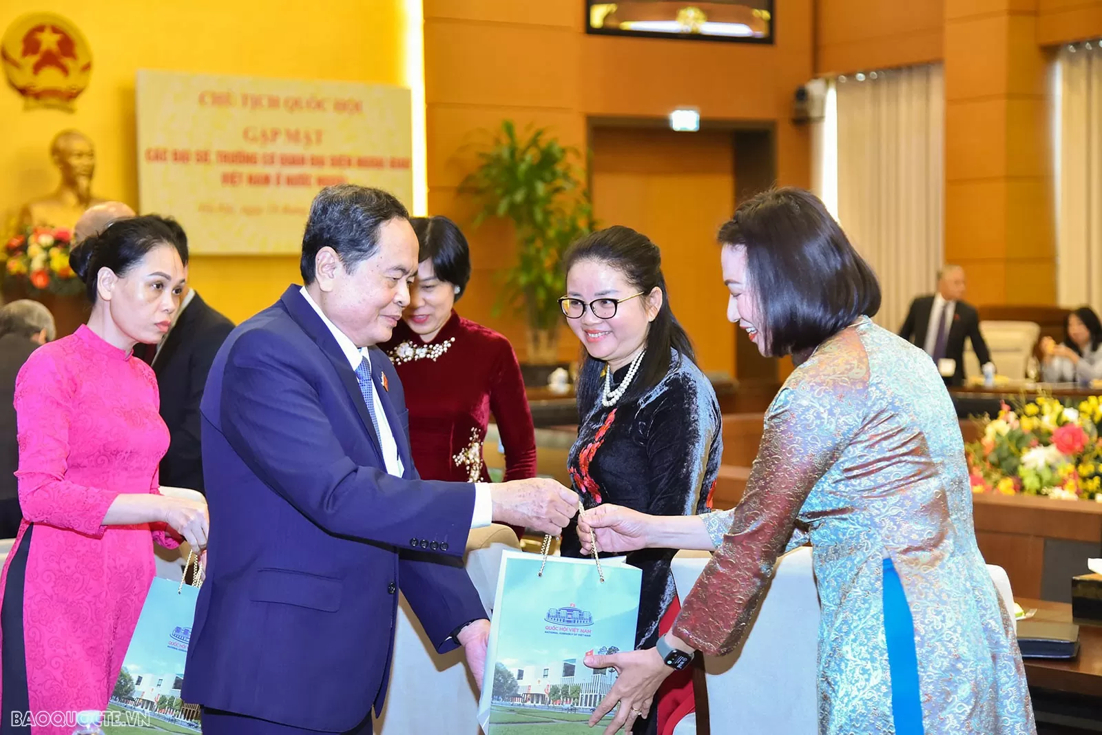Chủ tịch Quốc hội tiếp các Trưởng cơ quan đại diện Việt Nam ở nước ngoài nhiệm kỳ 2024-2027