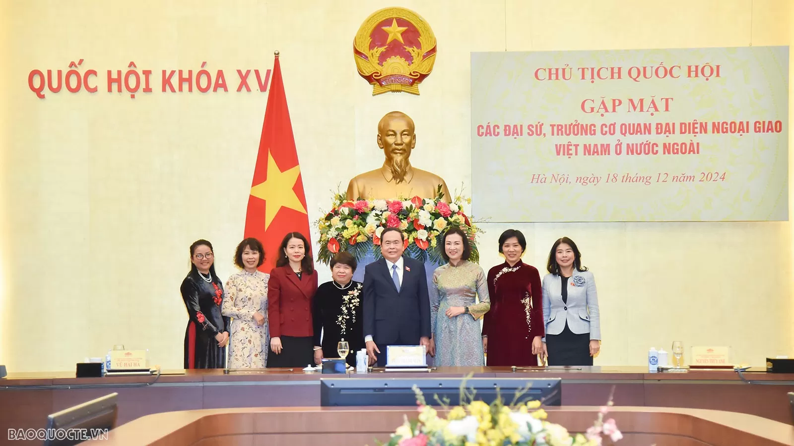Chủ tịch Quốc hội tiếp các Trưởng cơ quan đại diện Việt Nam ở nước ngoài nhiệm kỳ 2024-2027