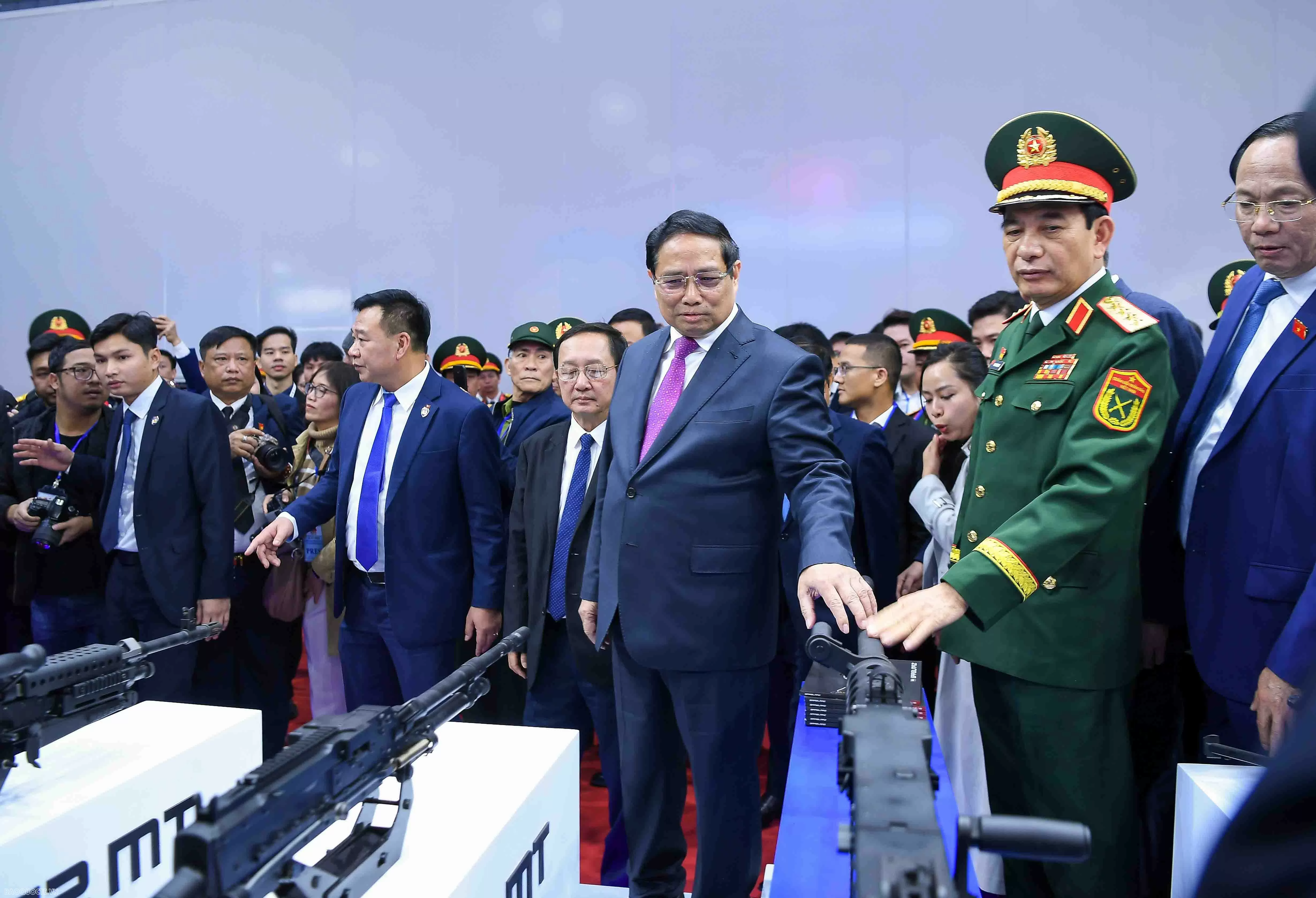 Vietnam International Defence Expo 2024 opens at Gia Lam Airport in Hanoi