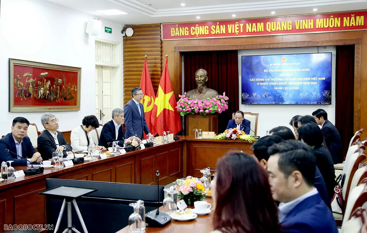 Bộ VHTTDL gặp mặt các Trưởng cơ quan đại diện Việt Nam tại nước ngoài nhiệm kỳ 2024-2027 Bộ VHTTDL gặp mặt các Trưởng cơ quan đại diện Việt Nam tại nước ngoài nhiệm kỳ 2024 2027