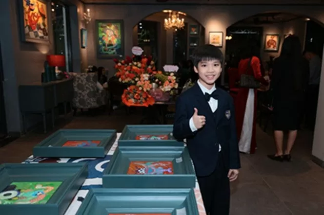 'Gods and Demons' painting exhibition by 10-year-old artist