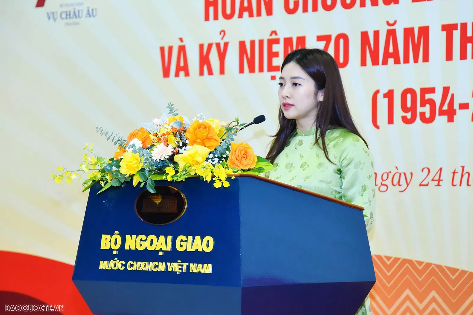 Vụ Châu Âu, Bộ Ngoại giao đón nhận Huân chương Lao động hạng Nhất dịp kỷ niệm 70 năm thành lập