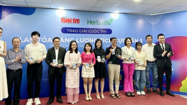 Herbalife Vietnam collaborated with Tuoi Tre Newspaper to encourage inspiring stories among the community