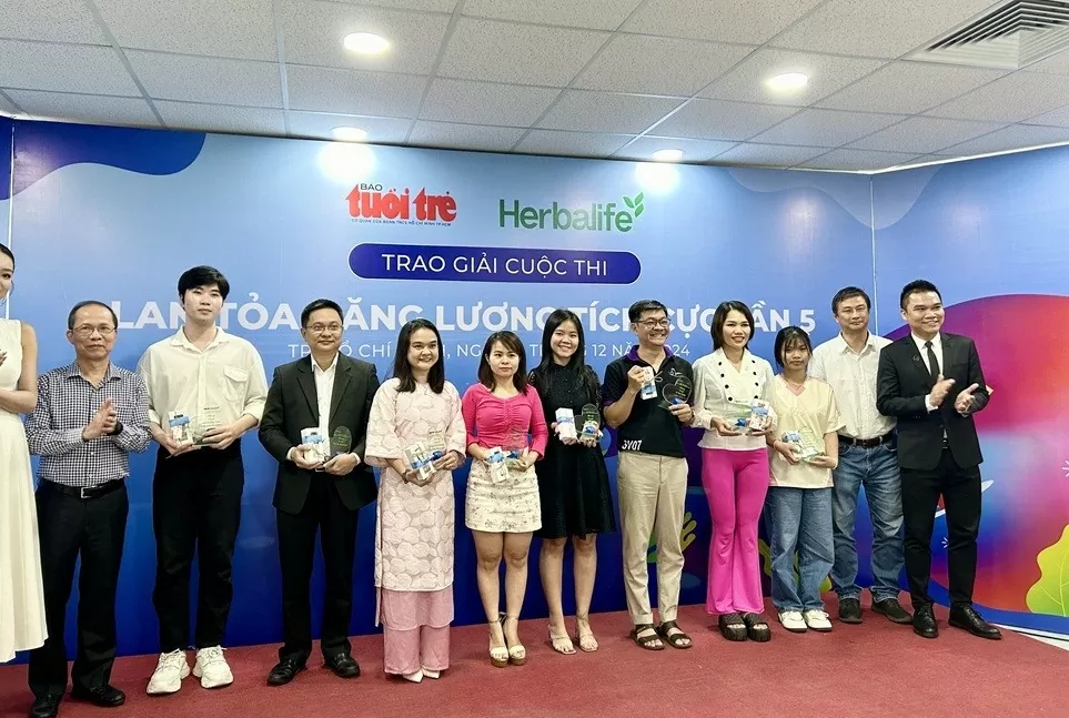 Herbalife Vietnam collaborated with Tuoi Tre Newspaper to encourage inspiring stories among the community