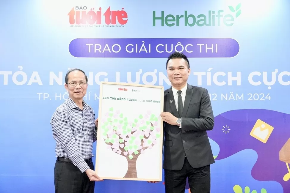 Herbalife Vietnam collaborated with Tuoi Tre Newspaper to encourage inspiring stories among the community