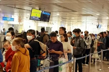 Tan Son Nhat airport increases flights to serve Lunar New Year