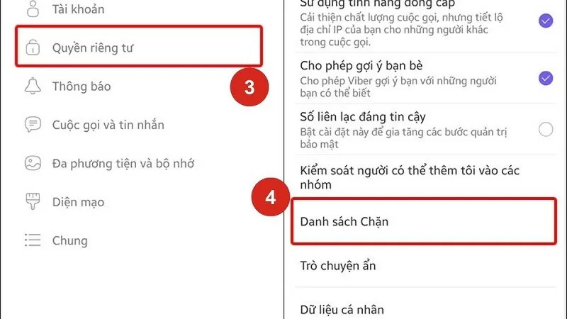 Hướng dẫn chặn tin nhắn Viber trên điện thoại dễ dàng nhất