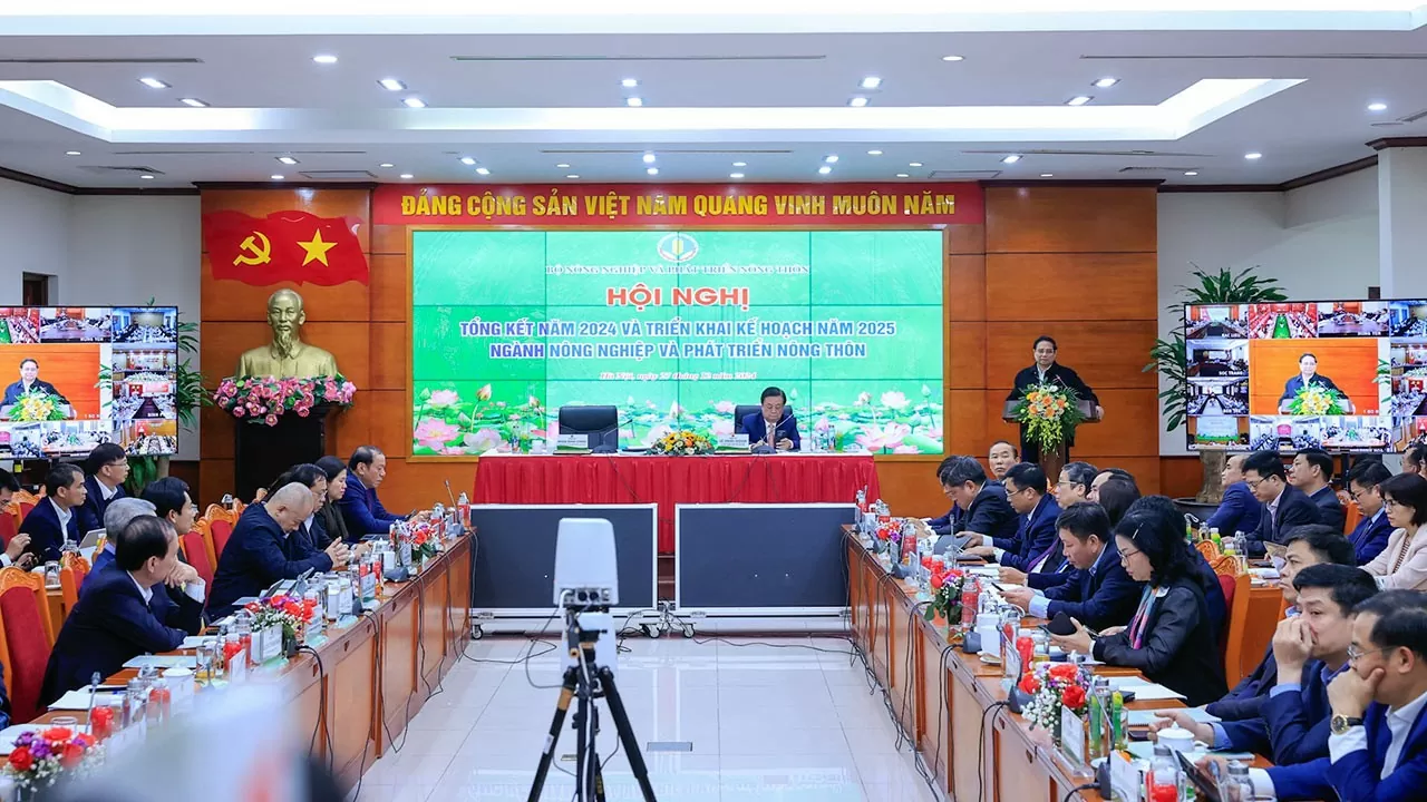 Thủ tướng yêu cầu phấn đấu tốc độ tăng trưởng GDP toàn ngành nông nghiệp và phát triển nông thôn 3,5-4%. (Nguồn: VGP News)