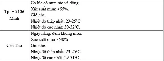 Dự báo thời tiết 10 ngày tới (29/12-8/1/2025):