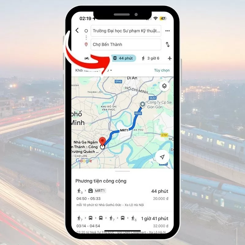 Tra tuyến Metro bằng Google Maps thuận tiện và dễ dàng nhất