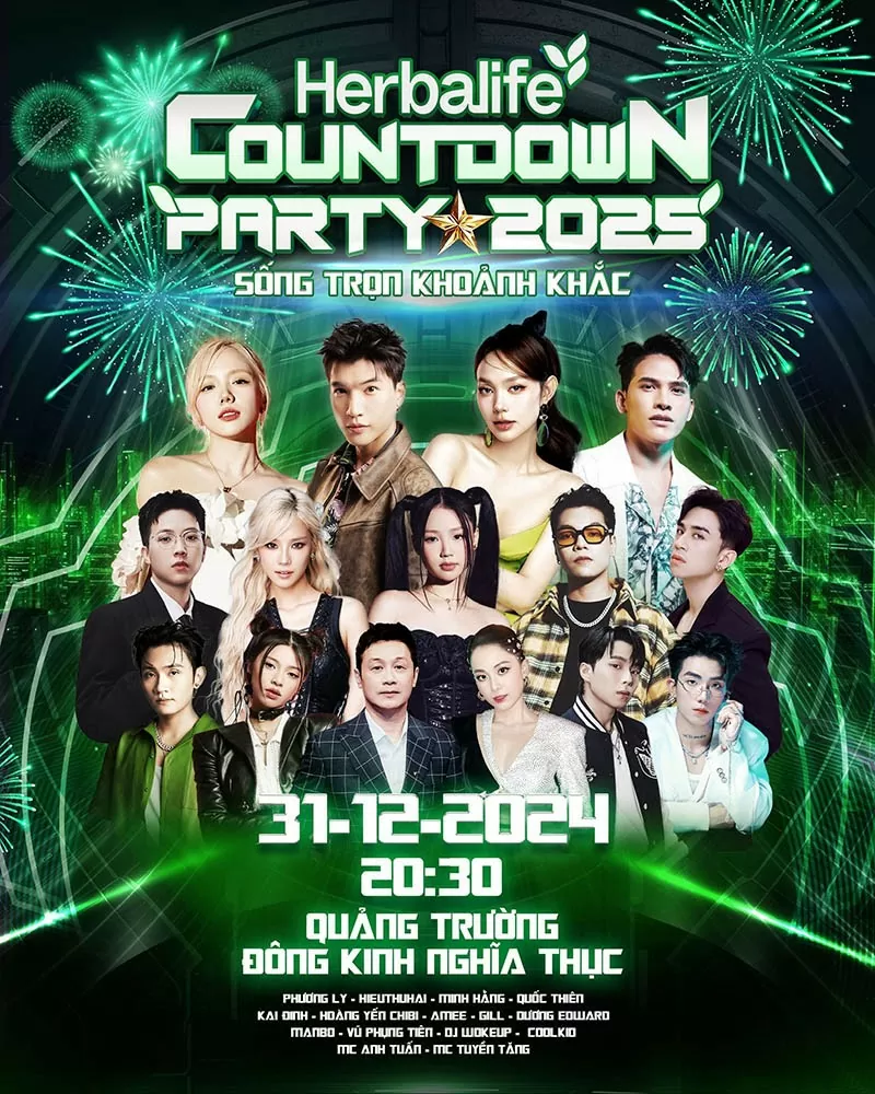 Lan tỏa năng lượng năm mới cùng chuỗi sự kiện Herbalife Countdown Party 2025