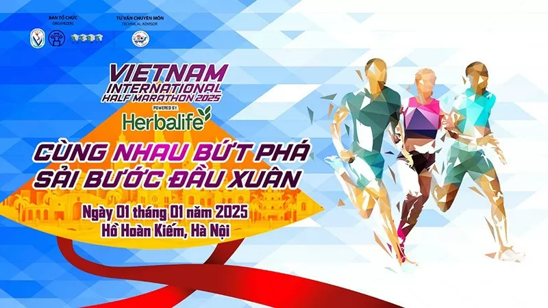 Vietnam International Half Marathon 2025 powered by Herbalife là điểm nhấn trong các sự kiện thể thao của Hà Nội