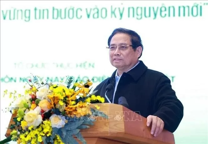 PM Pham Minh Chinh commits to perfection of institutions related to agriculture, rural areas