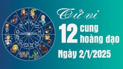 Tử vi 12 cung hoàng đạo Thứ Năm ngày 2/1/2025: Cự Giải đạt được mục tiêu sự nghiệp