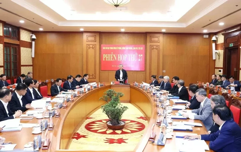 General Secretary To Lam chairs 27 meeting of Central Steering Committee on anti-wastefulness